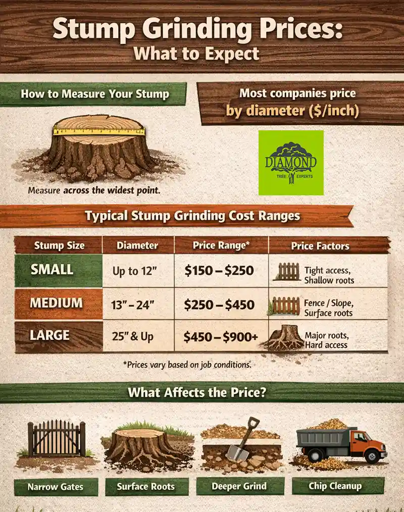 stump grinding prices